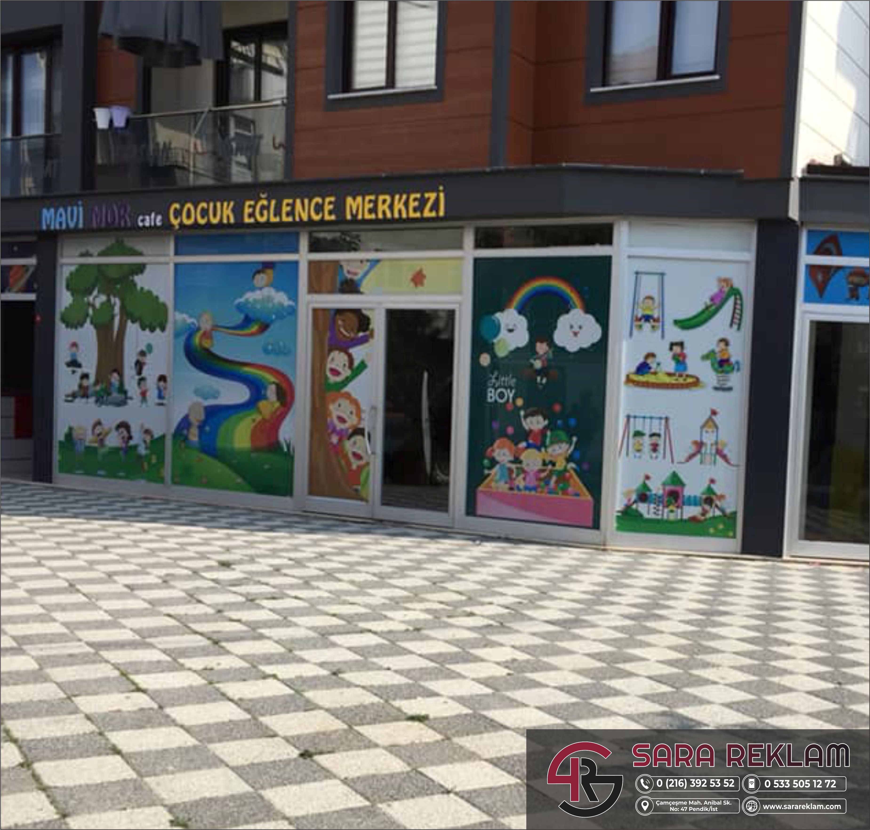 One Way Vision Baskı